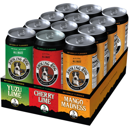 Smoking Dog Thc Seltzer 5mg - Single / Mixed Cases