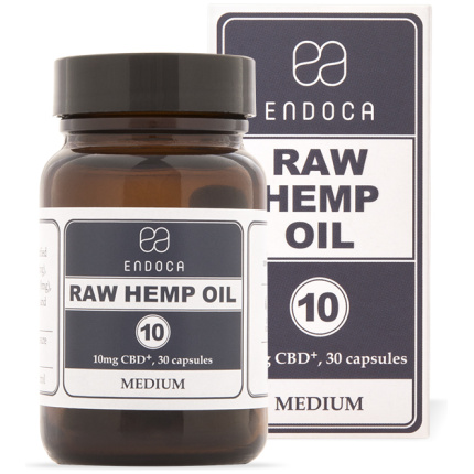 Hemp Oil Capsules 30ct (10mg ea Raw)