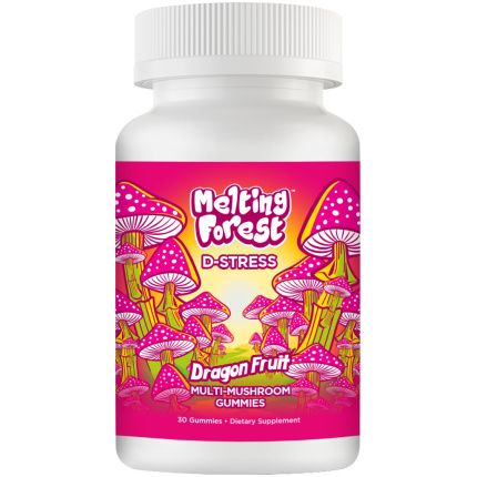 Mushroom Gummies -D-Stress (Dragon Fruit)