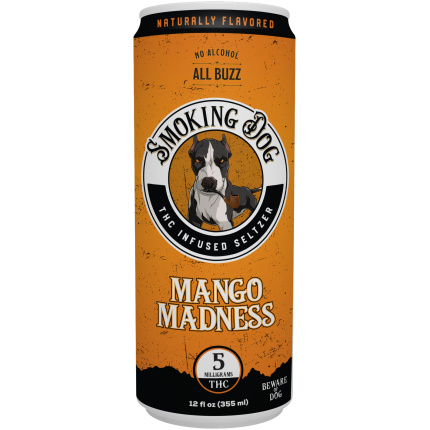 Smoking Dog Thc Seltzer 5mg - Single / Mango Madness